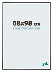 Austin Aluminium Photo Frame 68x98cm Black High Gloss Front Size | Yourdecoration.co.uk