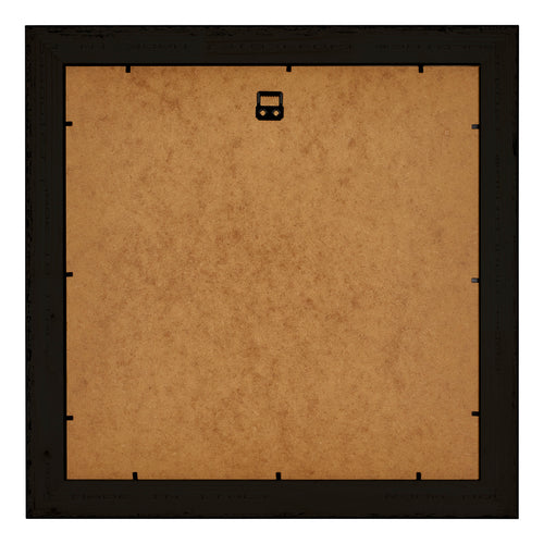 Birmingham Wooden Photo Frame 50x50cm Black Silver Gepolijst Back | Yourdecoration.co.uk