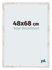 Catania MDF Photo Frame 48x68cm White Wash Front Size | Yourdecoration.co.uk