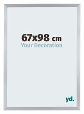 Catania MDF Photo Frame 67x98cm Silver Front Size | Yourdecoration.co.uk