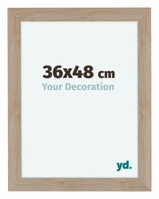 Como MDF Photo Frame 36x48cm Oak Light Front Size | Yourdecoration.co.uk