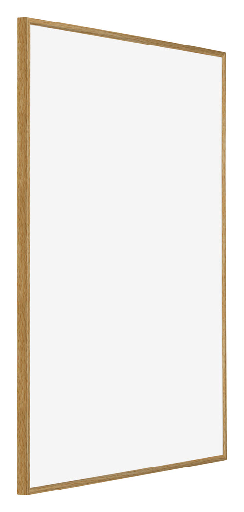 Evry Plastic Photo Frame 18x24cm Beech Light Front Oblique | Yourdecoration.co.uk