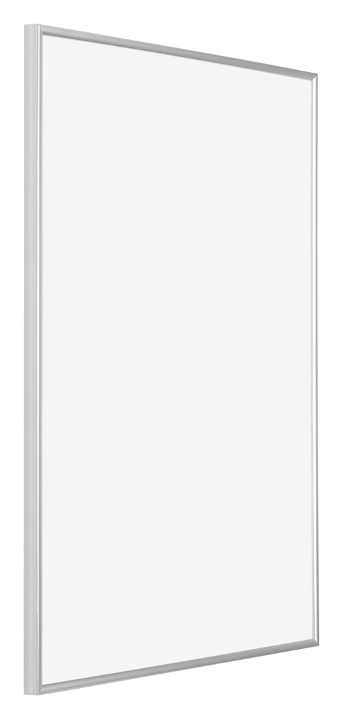Evry Plastic Photo Frame 18x24cm Silver Front Oblique | Yourdecoration.co.uk