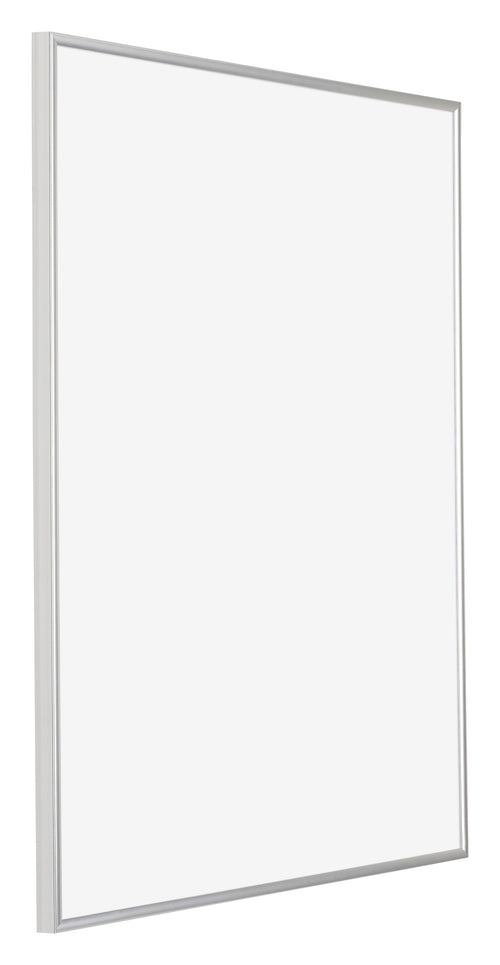 Evry Plastic Photo Frame 24x30cm Silver Front Oblique | Yourdecoration.co.uk