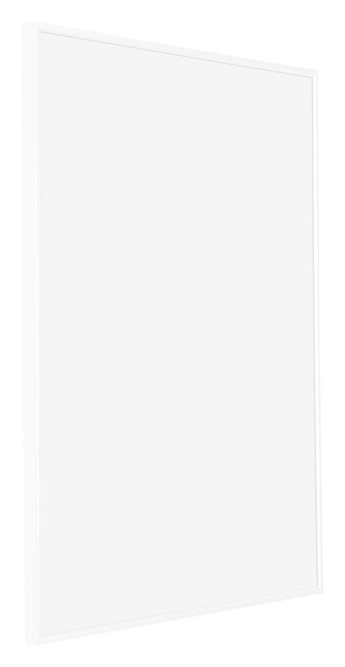 Evry Plastic Photo Frame 25x30cm White High Gloss Front Oblique | Yourdecoration.co.uk