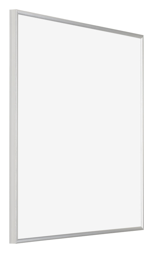 Evry Plastic Photo Frame 50x50cm Silver Front Oblique | Yourdecoration.co.uk