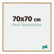 Evry Plastic Photo Frame 70x70cm Beech Light Front Size | Yourdecoration.co.uk