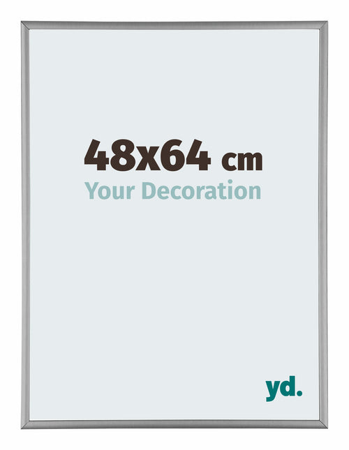 Kent Aluminium Photo Frame 48x64cm Platinum Front Size | Yourdecoration.co.uk