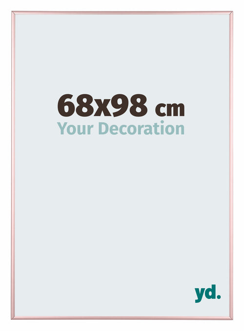 Kent Aluminium Photo Frame 68x98cm Copper Front Size | Yourdecoration.co.uk