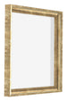Lyon MDF Canvas Floater Frame 1 1 Gold Antique Front Oblique | Yourdecoration.co.uk