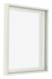 Lyon MDF Canvas Floater Frame 1 1 White Matte Front Oblique | Yourdecoration.co.uk