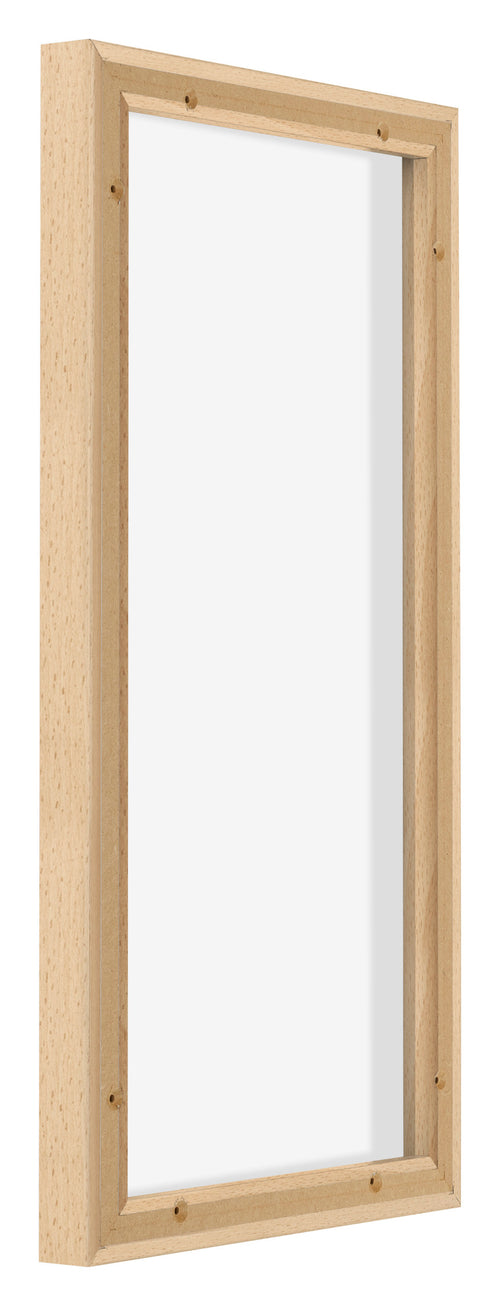 Lyon MDF Canvas Floater Frame 1 2 Beech Back Oblique | Yourdecoration.co.uk