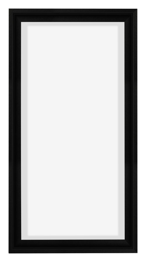 Lyon MDF Canvas Floater Frame 1 2 Black Matte Front | Yourdecoration.co.uk