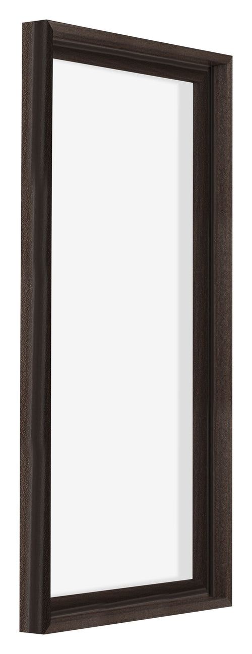 Lyon MDF Canvas Floater Frame 1 2 Oak Dark Front Oblique | Yourdecoration.co.uk