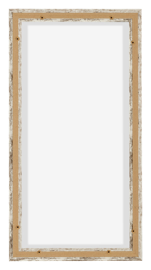 Lyon MDF Canvas Floater Frame 1 2 White Vintage Back | Yourdecoration.co.uk