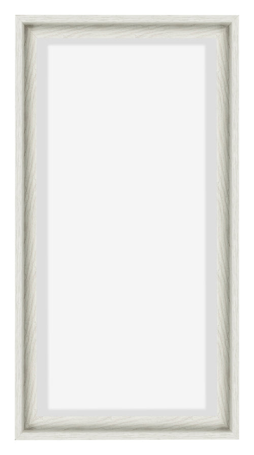 Lyon MDF Canvas Floater Frame 1 2 White Wash Front | Yourdecoration.co.uk