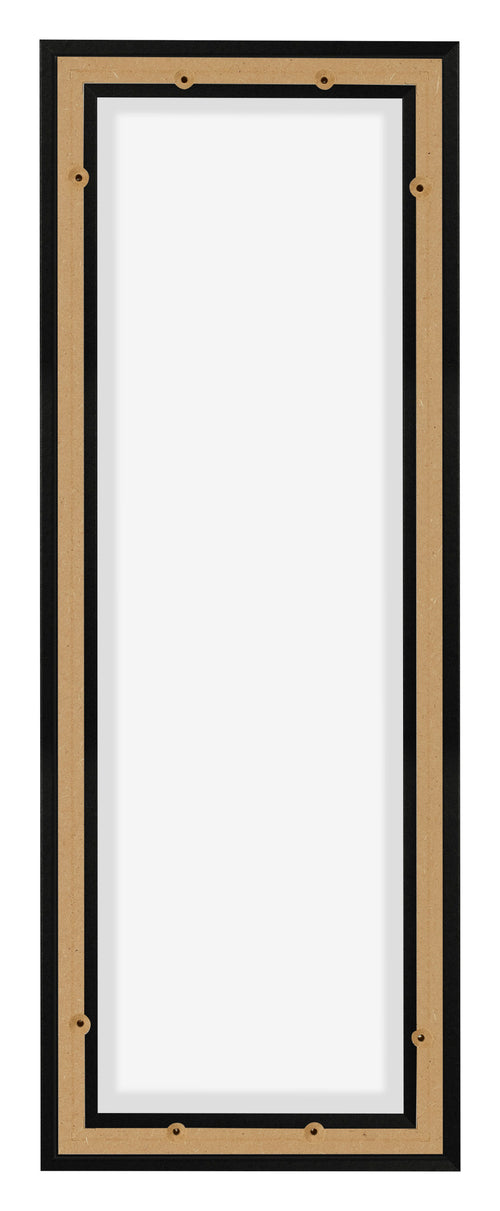 Lyon MDF Canvas Floater Frame 1 3 Black Matte Back | Yourdecoration.co.uk