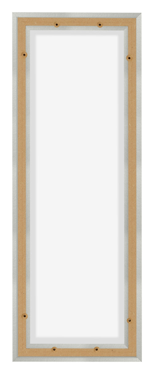 Lyon MDF Canvas Floater Frame 1 3 Silver Matte Back | Yourdecoration.co.uk