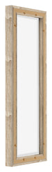 Lyon MDF Canvas Floater Frame 1 3 Sonoma Oak Back Oblique | Yourdecoration.co.uk