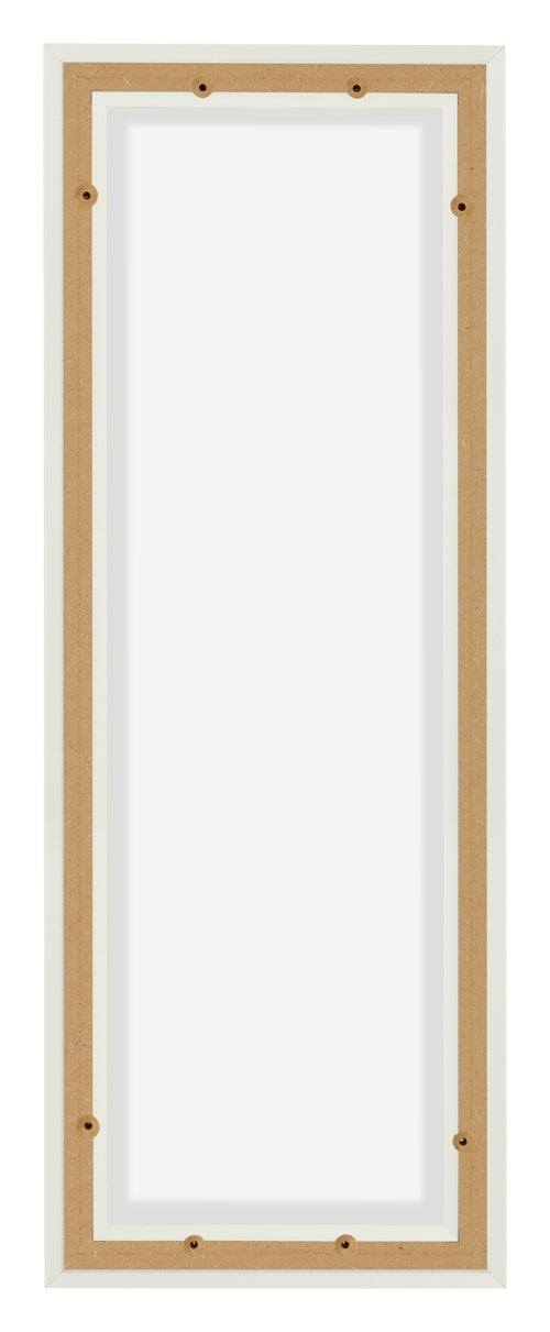Lyon MDF Canvas Floater Frame 1 3 White Matte Back | Yourdecoration.co.uk