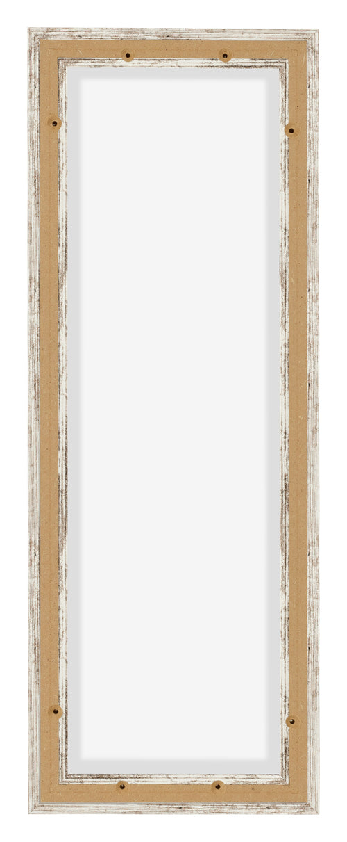 Lyon MDF Canvas Floater Frame 1 3 White Vintage Back | Yourdecoration.co.uk