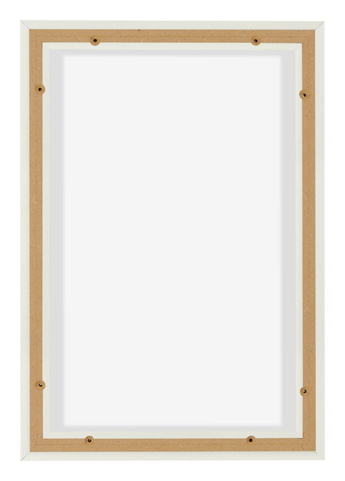 Lyon MDF Canvas Floater Frame 2 3 White Matte Back | Yourdecoration.co.uk