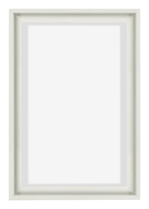 Lyon MDF Canvas Floater Frame 2 3 White Matte Front | Yourdecoration.co.uk