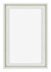 Lyon MDF Canvas Floater Frame 2 3 White Matte Front | Yourdecoration.co.uk