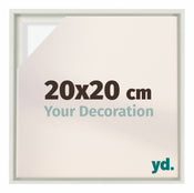 Lyon MDF Canvas Floater Frame 20x20cm White Matte Front Size | Yourdecoration.co.uk