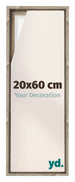 Lyon MDF Canvas Floater Frame 20x60cm Sonoma Oak Voorzijde Maat | Yourdecoration.co.uk