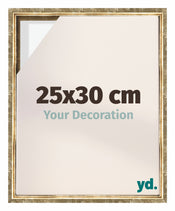 Lyon MDF Canvas Floater Frame 25x30cm Gold Antique Front Size | Yourdecoration.co.uk