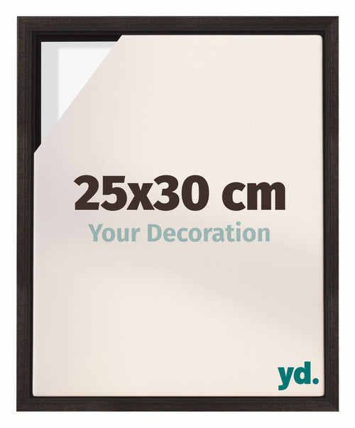 Lyon MDF Canvas Floater Frame 25x30cm Oak Dark Front Size | Yourdecoration.co.uk