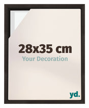 Lyon MDF Canvas Floater Frame 28x35cm Oak Dark Front Size | Yourdecoration.co.uk
