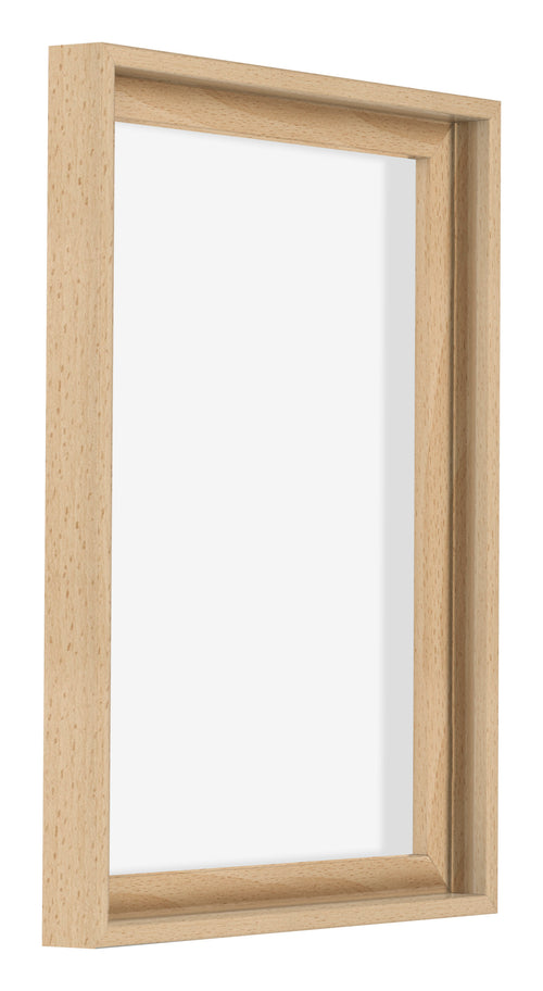 Lyon MDF Canvas Floater Frame 3 4 Beech Front Oblique | Yourdecoration.co.uk