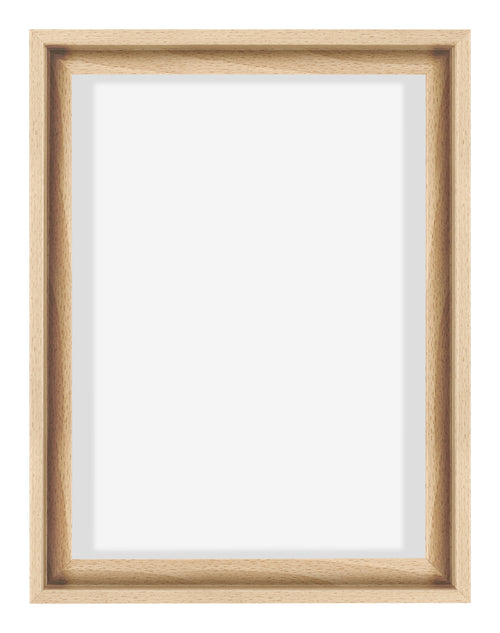 Lyon MDF Canvas Floater Frame 3 4 Beech Front | Yourdecoration.co.uk