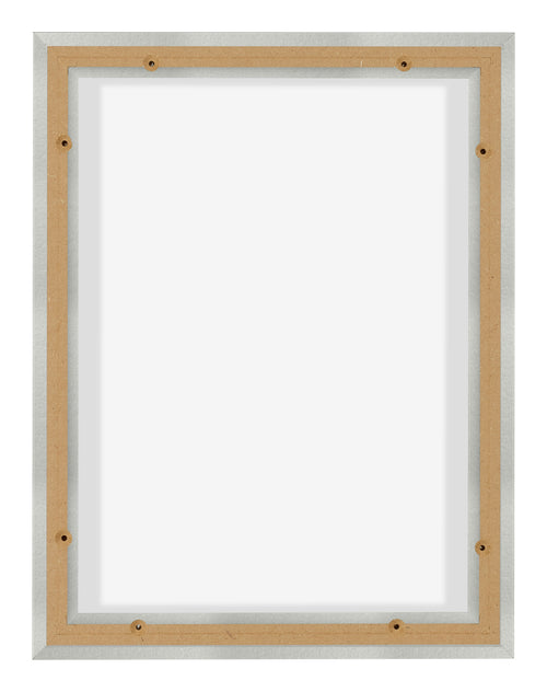 Lyon MDF Canvas Floater Frame 3 4 Silver Matte Back | Yourdecoration.co.uk