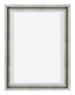 Lyon MDF Canvas Floater Frame 3 4 Silver Matte Front | Yourdecoration.co.uk