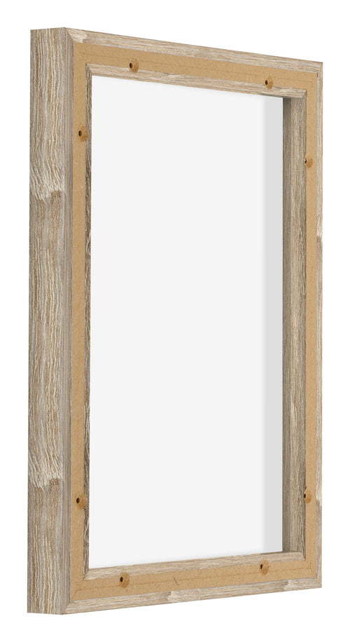 Lyon MDF Canvas Floater Frame 3 4 Sonoma Oak Back Oblique | Yourdecoration.co.uk