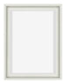 Lyon MDF Canvas Floater Frame 3 4 White Matte Front | Yourdecoration.co.uk