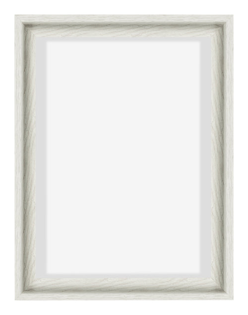 Lyon MDF Canvas Floater Frame 3 4 White Wash Front | Yourdecoration.co.uk