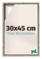 Lyon MDF Canvas Floater Frame 30x45cm Sonoma Oak Voorzijde Maat | Yourdecoration.co.uk