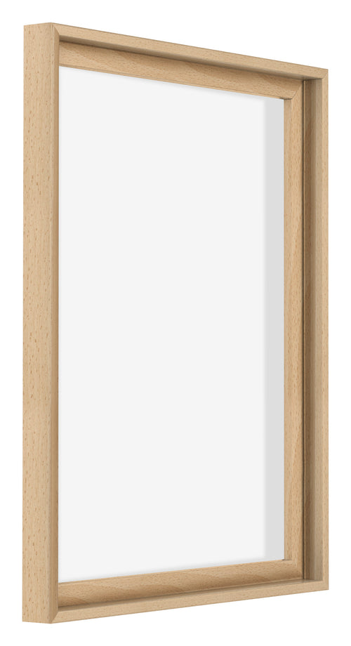 Lyon MDF Canvas Floater Frame 4 5 Beech Front Oblique | Yourdecoration.co.uk