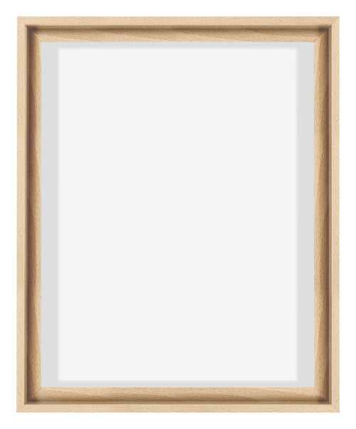 Lyon MDF Canvas Floater Frame 4 5 Beech Front | Yourdecoration.co.uk