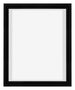 Lyon MDF Canvas Floater Frame 4 5 Black Matte Front | Yourdecoration.co.uk