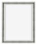 Lyon MDF Canvas Floater Frame 4 5 Silver Matte Front | Yourdecoration.co.uk