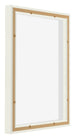 Lyon MDF Canvas Floater Frame 4 5 White Matte Back Oblique | Yourdecoration.co.uk