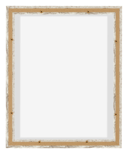 Lyon MDF Canvas Floater Frame 4 5 White Vintage Back | Yourdecoration.co.uk
