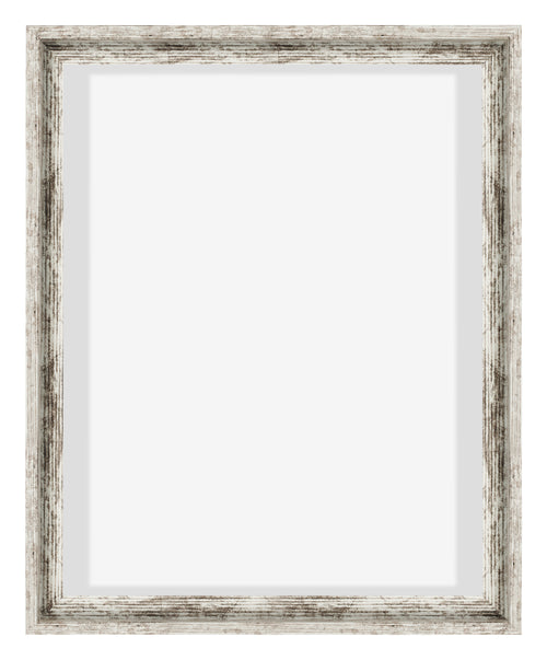 Lyon MDF Canvas Floater Frame 4 5 White Vintage Front | Yourdecoration.co.uk