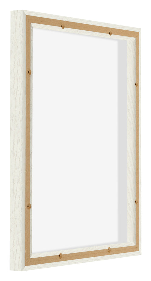 Lyon MDF Canvas Floater Frame 4 5 White Wash Back Oblique | Yourdecoration.co.uk