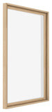 Lyon MDF Canvas Floater Frame 5 7 Beech Front Oblique | Yourdecoration.co.uk